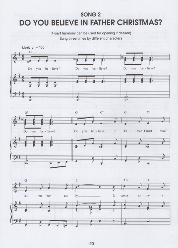 Do You Believe in Father Christmas? Musical Musicals for Schools